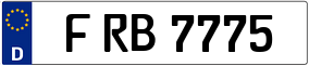 Truck License Plate